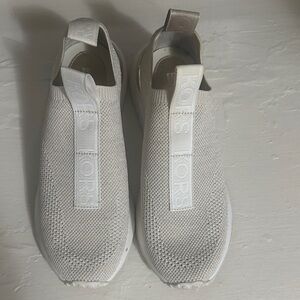 Michael Kors White Slip-On Sneakers